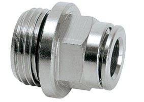 Schlauchanschluss G3/8a steckbar gerade - 8 mm